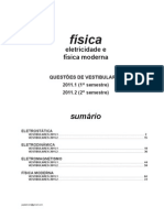 Física - Eletricidade e Fís. Moderna Questões de Vestibular 2011