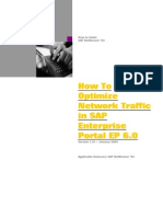 How To Optimize Network Traffic in SAP Enterprise Portal EP 6.0