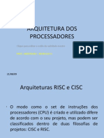 Arquitetura Dos Processadores