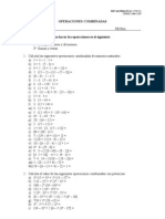 1 Fichas Refuerzo Operaciones Combinadas Numeros