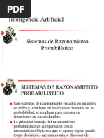 4.2 Sistemas de Razonamiento Probabilistico