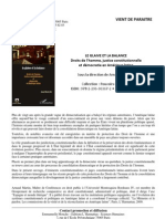 Le Glaive Et La Balance Droits de L'homme, Justice Constitutionnelle Et Démocratie en Amérique Latine (Book Presentation)