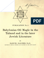 Babylonian Oil Magic S Daiches