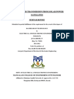 Beamed Power Transmission From Solar Power Satellites: Seminar Report