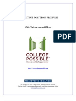 College Possible - Chief Advancement Officer