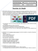 Exercícios de Fixação Sobre A Tabela Periódica - 1ºano