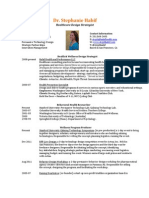 DR Steph Habif Resume 062012