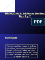 Etiología de La Diabetes