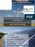 Renewable Energy in Global Perspective