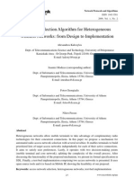 Network Selection Algorithm For Heterogeneous Wireless Networks: From Design To Implementation