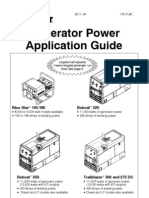 Generator Power Application Guide: Blue Star 145/185 Bobcat 225