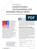 Pharmaceutical Powders, Blends, Dry Granulations, and Immediate-Release Tablets