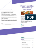 Diabetes Create Healthy and Delicious Meals SPANISH