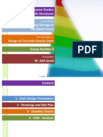 Design of Concrete Gravity Dam 