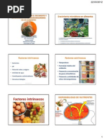 Factores Que Influyen en El Crecimiento Microbiano en Alimentos