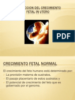 Retraso de Crecimiento Intrauterino