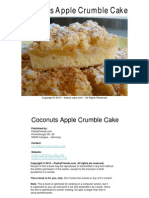 Keikos Coconuts Apple Crumble Cake Recipe