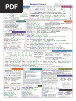 Mémento Bases Python 3