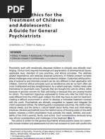 Clinical Ethics For The Treatment of Children and Adolescents