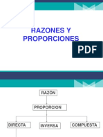 Razones, Proporciones y Porcentajes