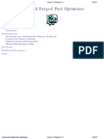 Cast and Forged Part Optimizer