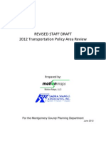 Revised Staff Draft 2012 Transportation Policy Area Review: Prepared by