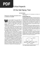 Critical Aspects of The Salt Spray Test (ASTM B117 Altmayer 1985)