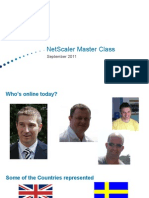 NetScaler MasterClass - September 11