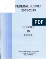 Budget in Brief 2012 13