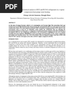 Comparisons and Theoretical Analysis of R32 and R134A Refrigerants in A Vapour Compression Heat Pump Water Heating DONE2