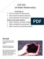 CIVE 425: Unit 1: Soil-Water Relationships