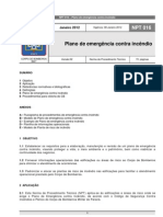 NPT 016 - 11 - Plano de Emergencia Contra Incendio