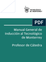 Manual - General - de - Induccion - Al - Tecnologico - de - Monterrey - Profesores - de - Catedra PDF