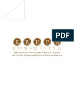 Krupa Consulting Company Profile