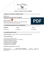 MSDS Forte Conditioner 03.21.12