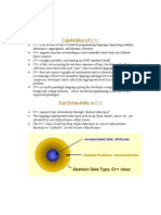 Capabilities of C++