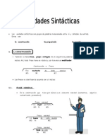 IV Bim. 5to. Año - LENG. - Guía #1 - Unidad Sintácticas