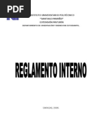 Reglamento Interno 2006 Iupsm