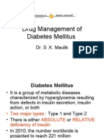 Drug Management of Diabetes Mellitus