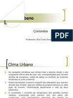 Clima Urbano