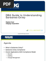 DBA Guide To Understanding Sarbanes Oxley Presentation