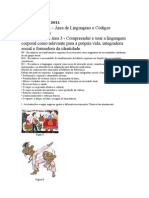 Estudo Das Práticas Corporais A Linguagem Corporal Como Integradora Social e Formadora de Identidade