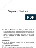 Etiquetado Nutricinal