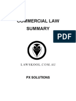 Commercial Law Summary Sample