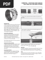 Submittal For Cast Iron Pipes