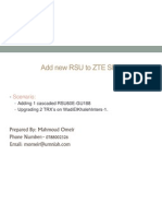 Add New RSU To ZTE SDR's