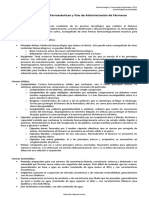 Formas Farmaceuticas y Vias de Administracion de Farmacos 2011 Farm y Tox Vet