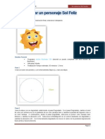 Crear Un Personaje Sol Feliz Con Illustrator