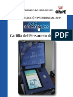 Cartilla de Personero de Voto Electrónico Presencial 