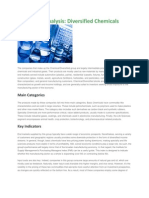 Industry Analysis: Diversified Chemicals: Main Categories